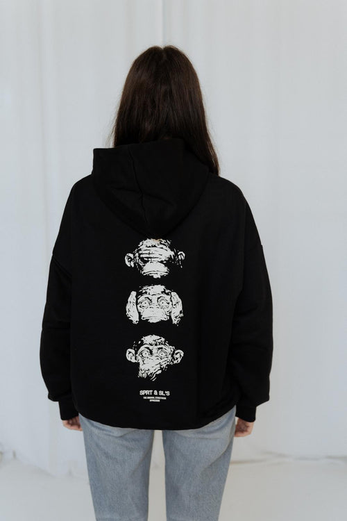 Three Monkeys Hoodie